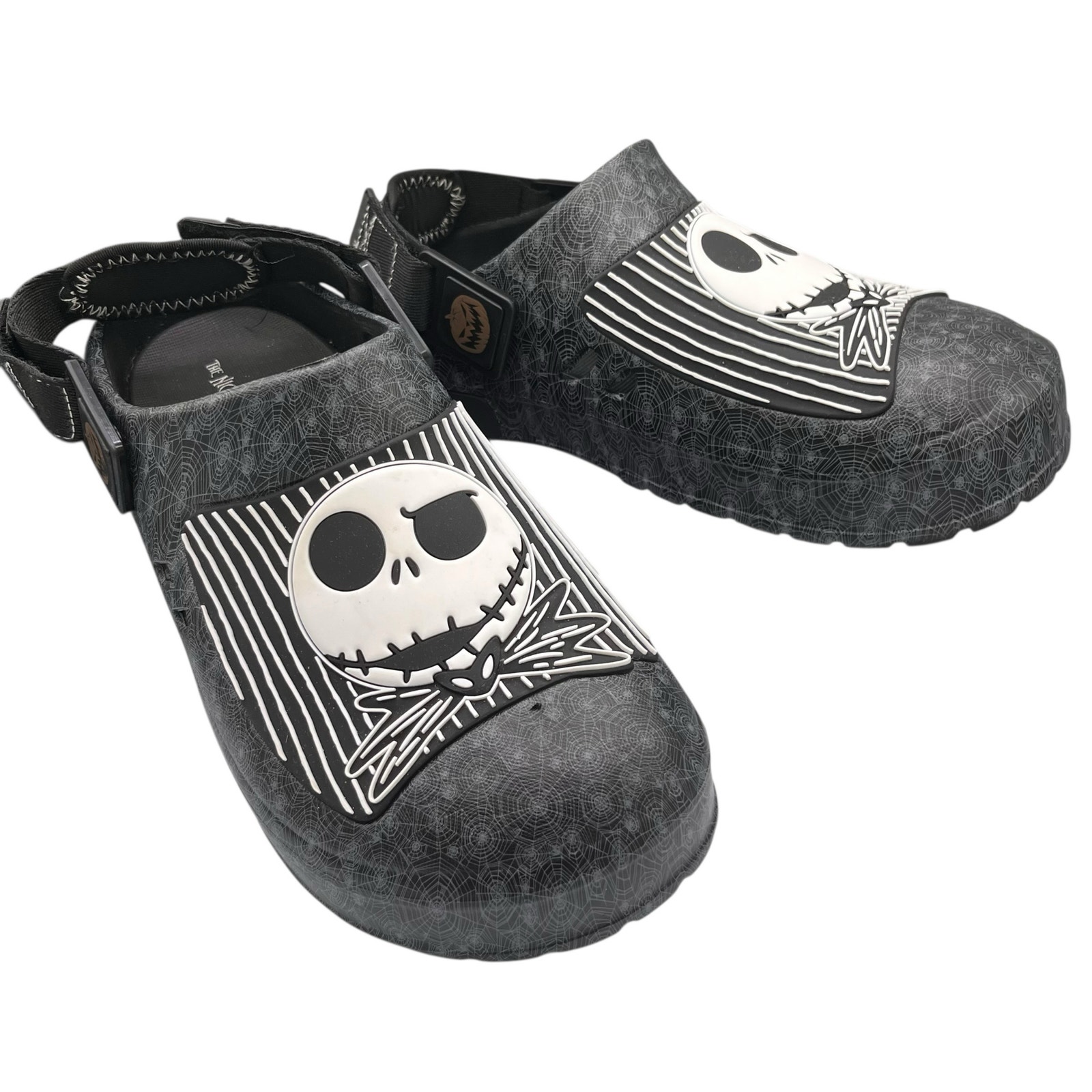Crocs Jack Skellington Clogs Goth Shoes Men 8 Women 9 Nightmare Before Christmas
